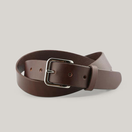 TANNER GOODS DAILY BELT - COGNAC/STAINLESS