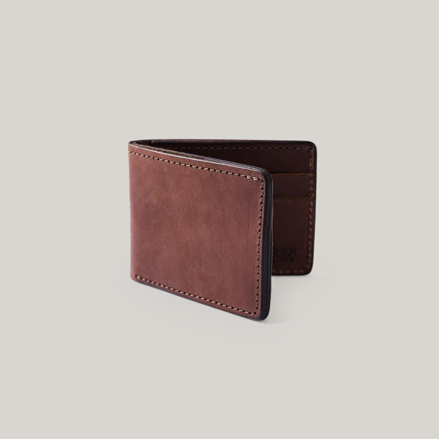 TANNER GOODS UTILITY BIFOLD WALLET - COGNAC