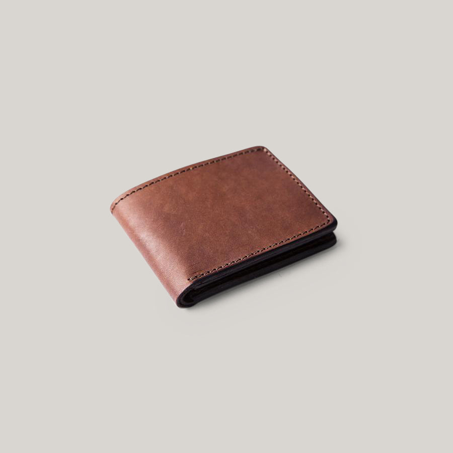 TANNER GOODS UTILITY BIFOLD WALLET - COGNAC