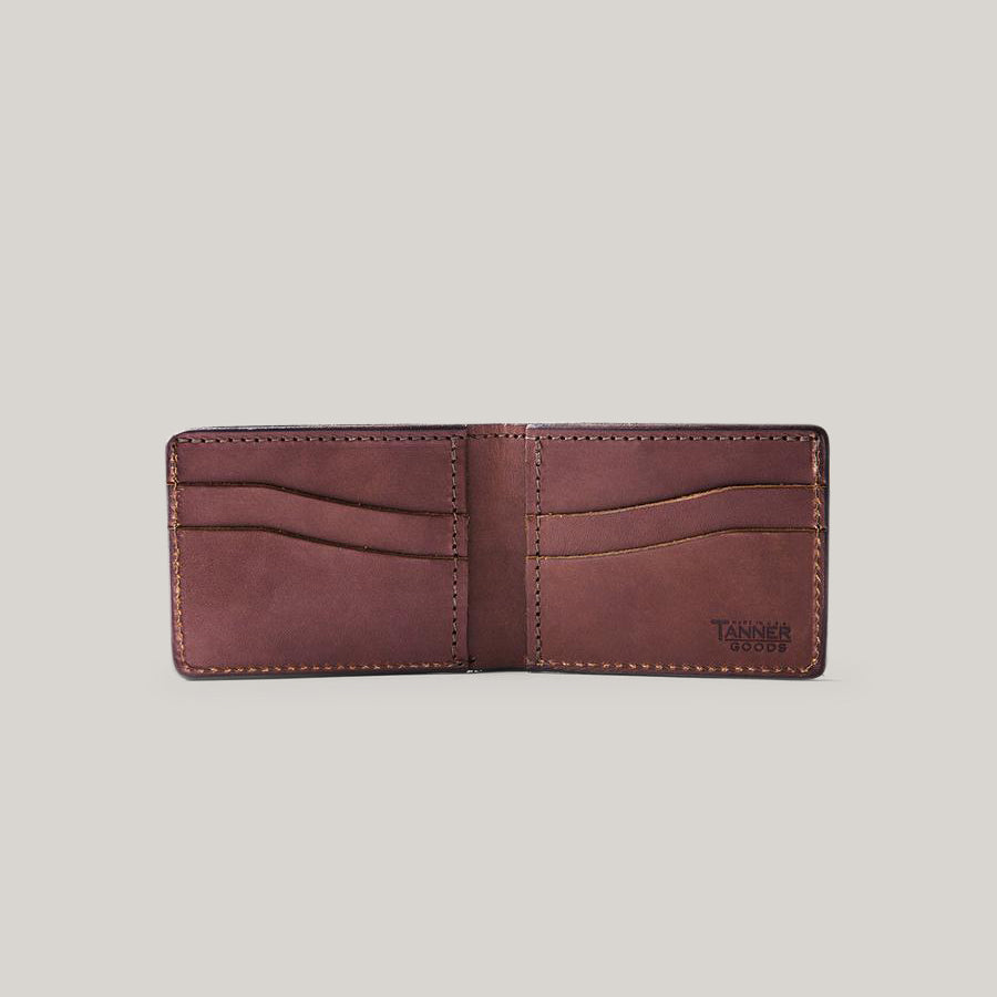 TANNER GOODS UTILITY BIFOLD WALLET - COGNAC