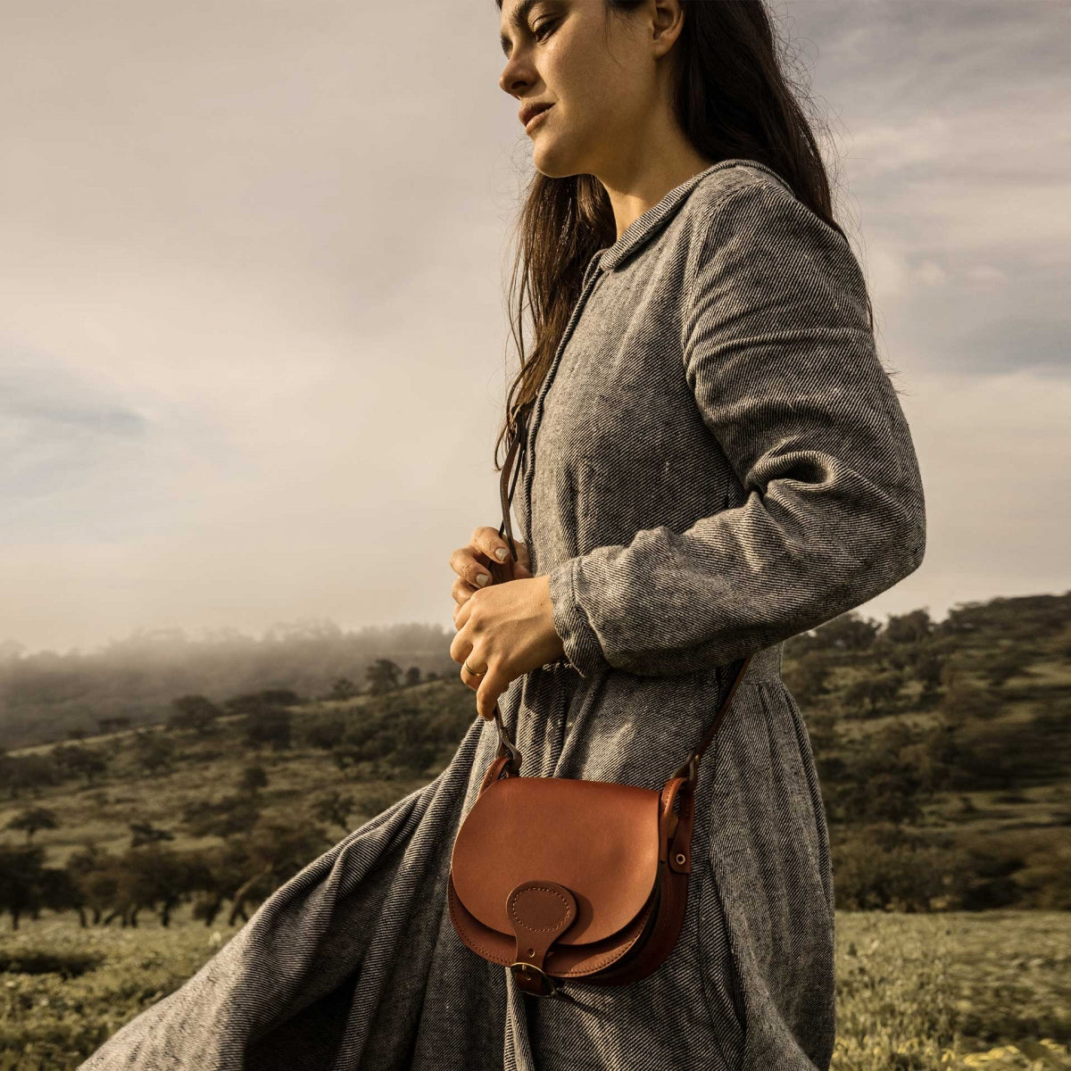 BLEU DE CHAUFFE DIANE HUNTING BAG - RUST