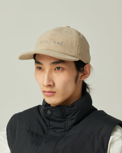 SNOW PEAK CORDUROY CAP - BEIGE