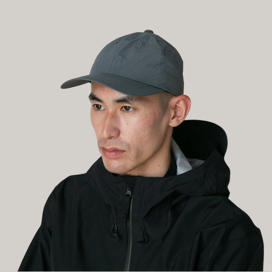 SNOW PEAK NYLON TUSSAH CAP - GREY