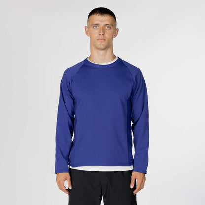 SNOW PEAK WATER-REPELLENT KNIT PULLOVER - BLUE