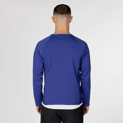 SNOW PEAK WATER-REPELLENT KNIT PULLOVER - BLUE