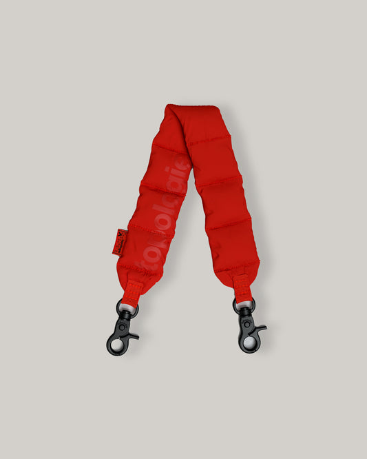 TOPOLOGIE PUFFER WRIST STRAP RED TECH SATEEN