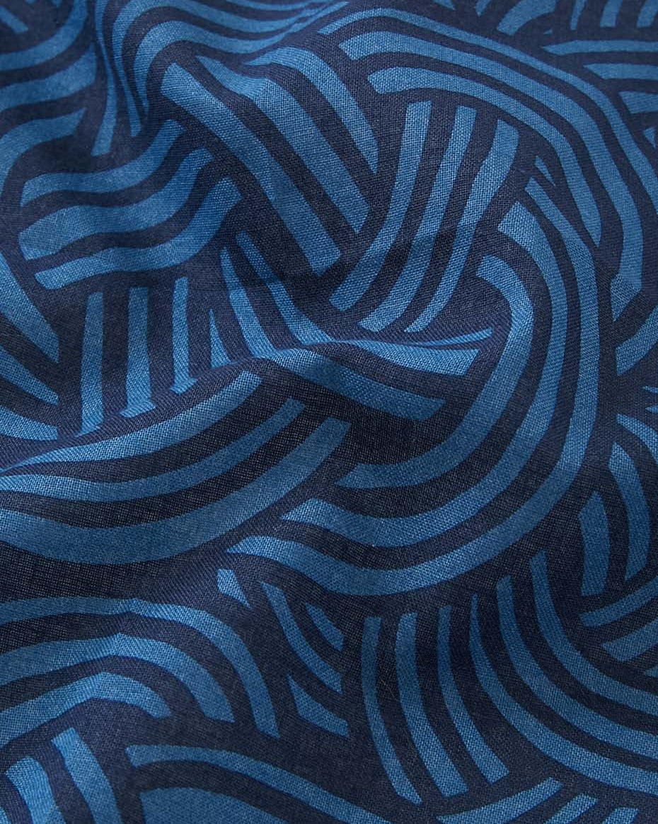 BLUE BLUE JAPAN MIZUHIKI 'KNOT' BANDANA - DARK NAVY