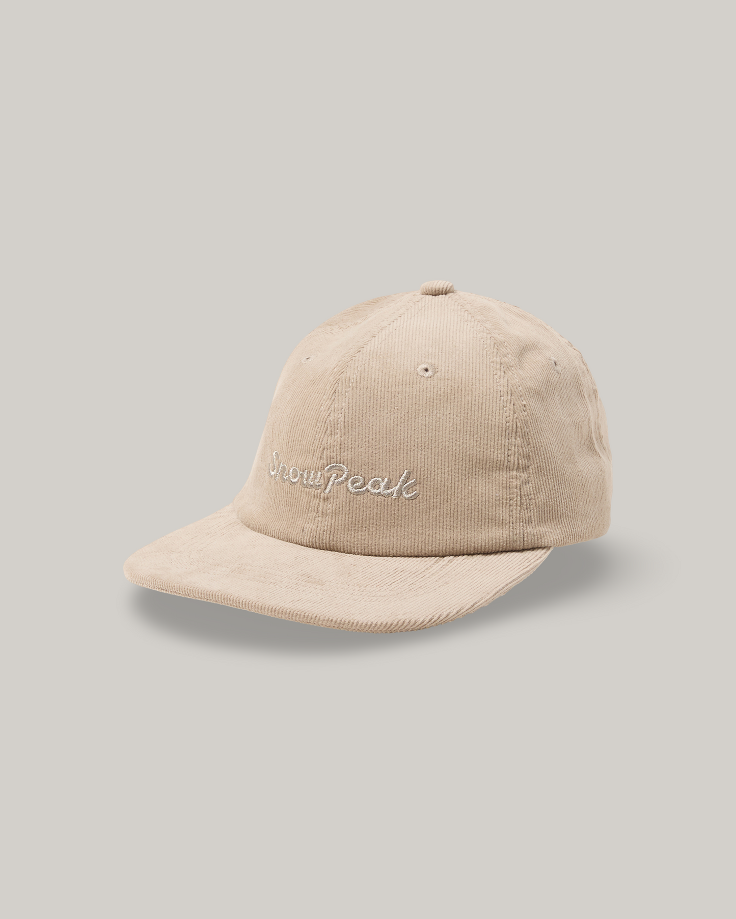SNOW PEAK CORDUROY CAP - BEIGE