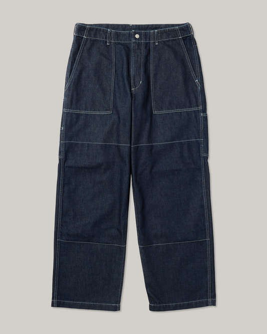 SNOW PEAK TAKIBI DENIM PANTS - INDIGO