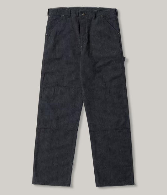 SUGARCANE FICTION ROMANCE 8oz. INDIGO STRIPE WORK PANTS