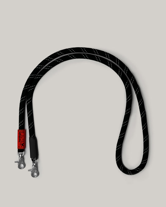 TOPOLOGIE 10MM ROPE STRAP 2.0 BLACK REFLECTIVE