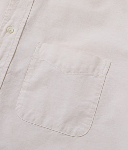 SUGAR CANE PLAIN OXFORD SHIRT - OFF-WHITE