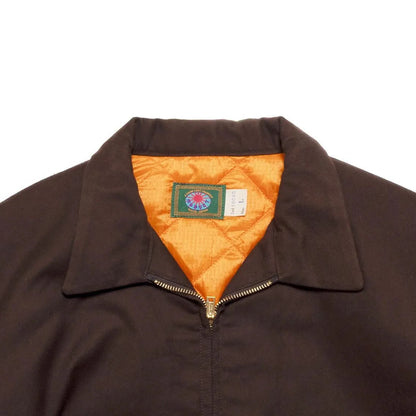 MODUCT DOUBLE SIDED BRUSHED FLANNEL WORK JACKET - BROWN