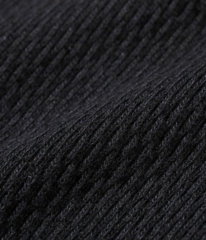 BUZZ RICKSON HENLEY NECK THERMAL - BLACK