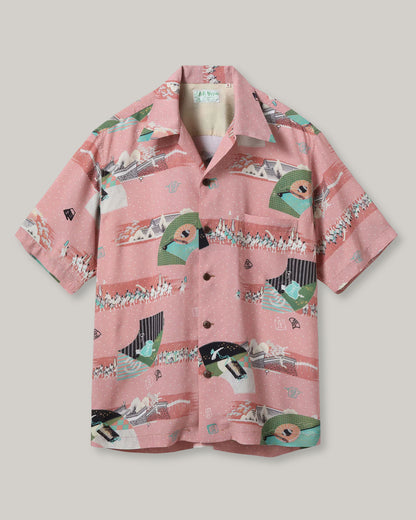 SUN SURF SPECIAL EDITION “SANKIN KOTAI" SHIRT - PINK