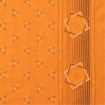 ONE EAR BRAND 'HOME I'LL NEVER BE' BANDANA - CHEDDAR ORANGE