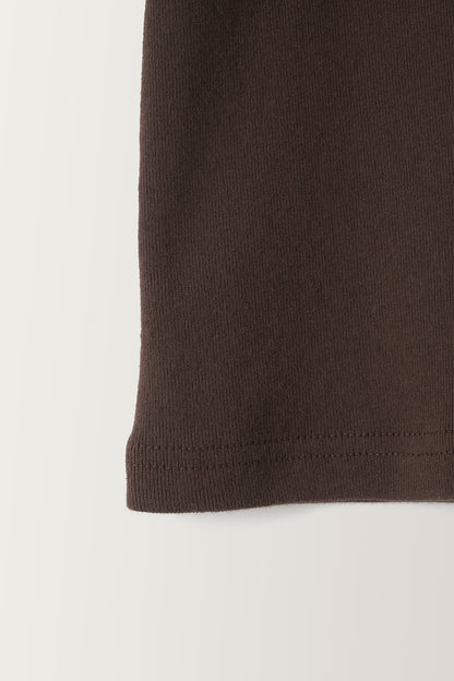 NOTHING WRITTEN 90's T-SHIRT - BROWN