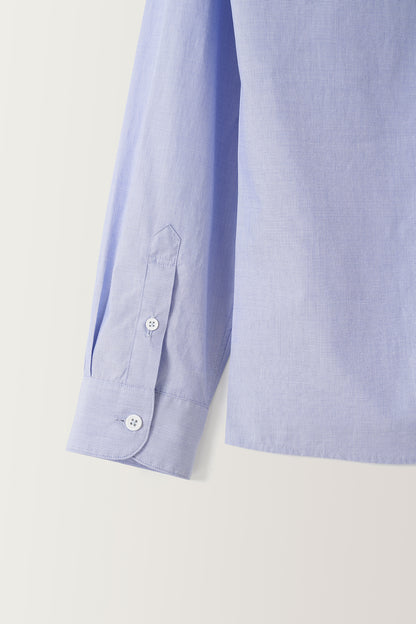NOTHING WRITTEN PORT STANDARD FIT SHIRT - LIGHT BLUE