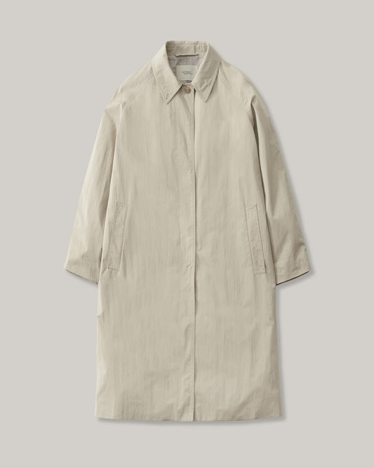 NORTHING WRITTEN CLASSIC OVERSIZED BALMACAAN COAT - BEIGE