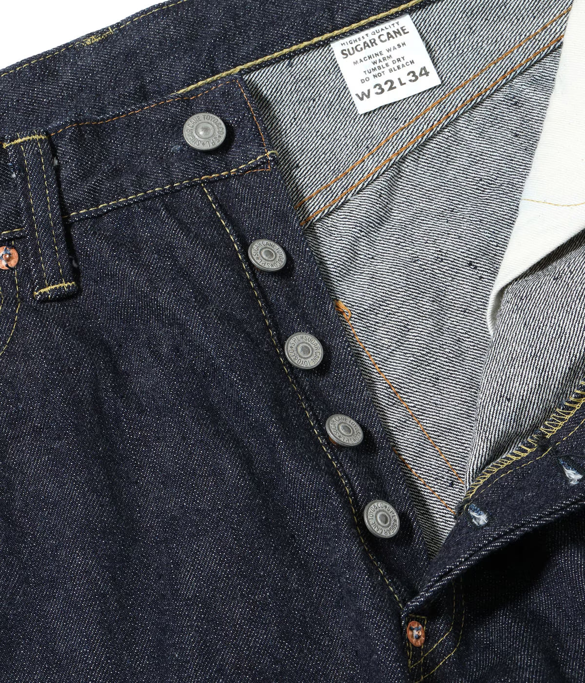 SUGAR CANE 2025 MODEL 13oz JEANS - WIDE LEG