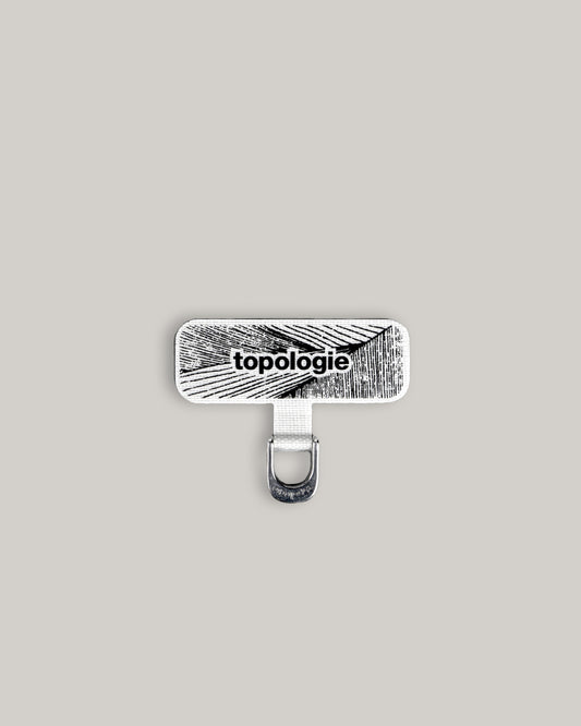 TOPOLOGIE D-RING PHONE STRAP ADAPTER GREY