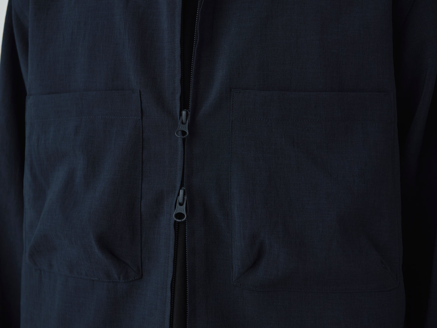 SNOW PEAK PE LIGHT POPLIN JACKET - NAVY