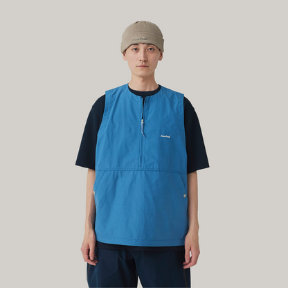 SNOW PEAK LIGHT MOUNTAIN CLOTH VEST - LIGHT BLUE