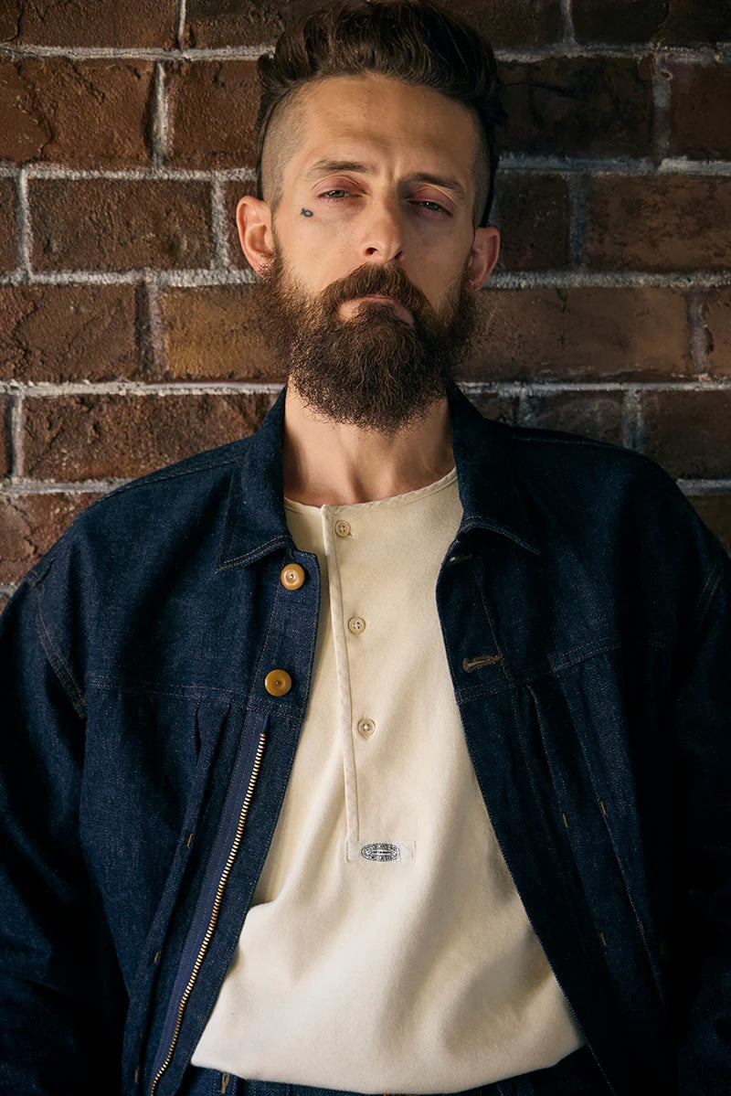 NIGEL CABOURN MAINLINE 40's DENIM JACKET - 12.5oz - INDIGO