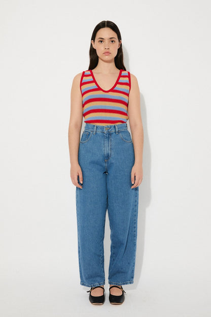 RITA ROW HAZE TOP - STRIPES