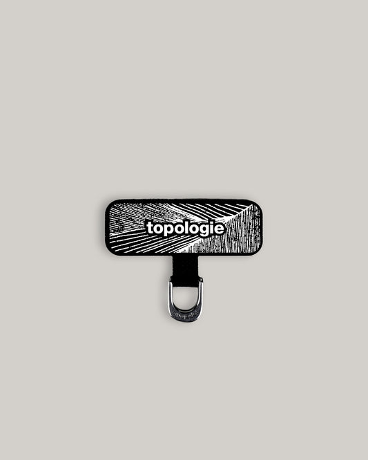 TOPOLOGIE D-RING PHONE STRAP ADAPTER BLACK