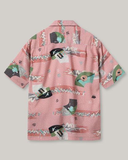 SUN SURF SPECIAL EDITION “SANKIN KOTAI" SHIRT - PINK