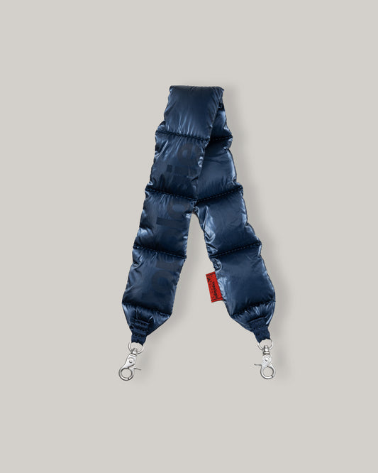 TOPOLOGIE PUFFER WRIST STRAP MARINE BLUE METALLIC