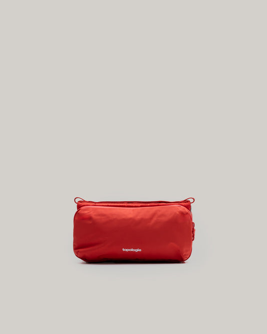 TOPOLOGIE BOTTLE SACOCHE MEDIUM RED TECH SATEEN