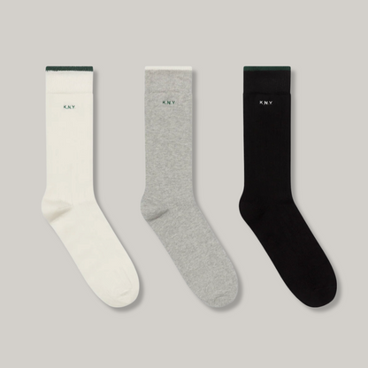 KNICKERBOCKER 3-PACK VARIETY COTTON SOCKS