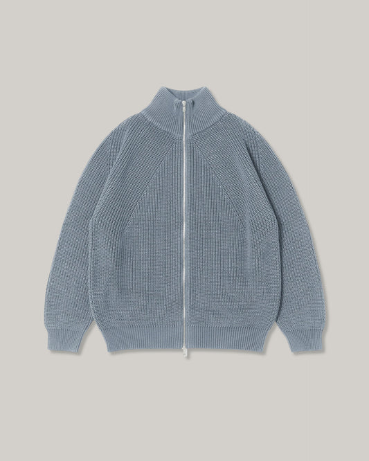 BATONER COTTON SIGNATURE DRIVERS KNIT - GRAY SAX