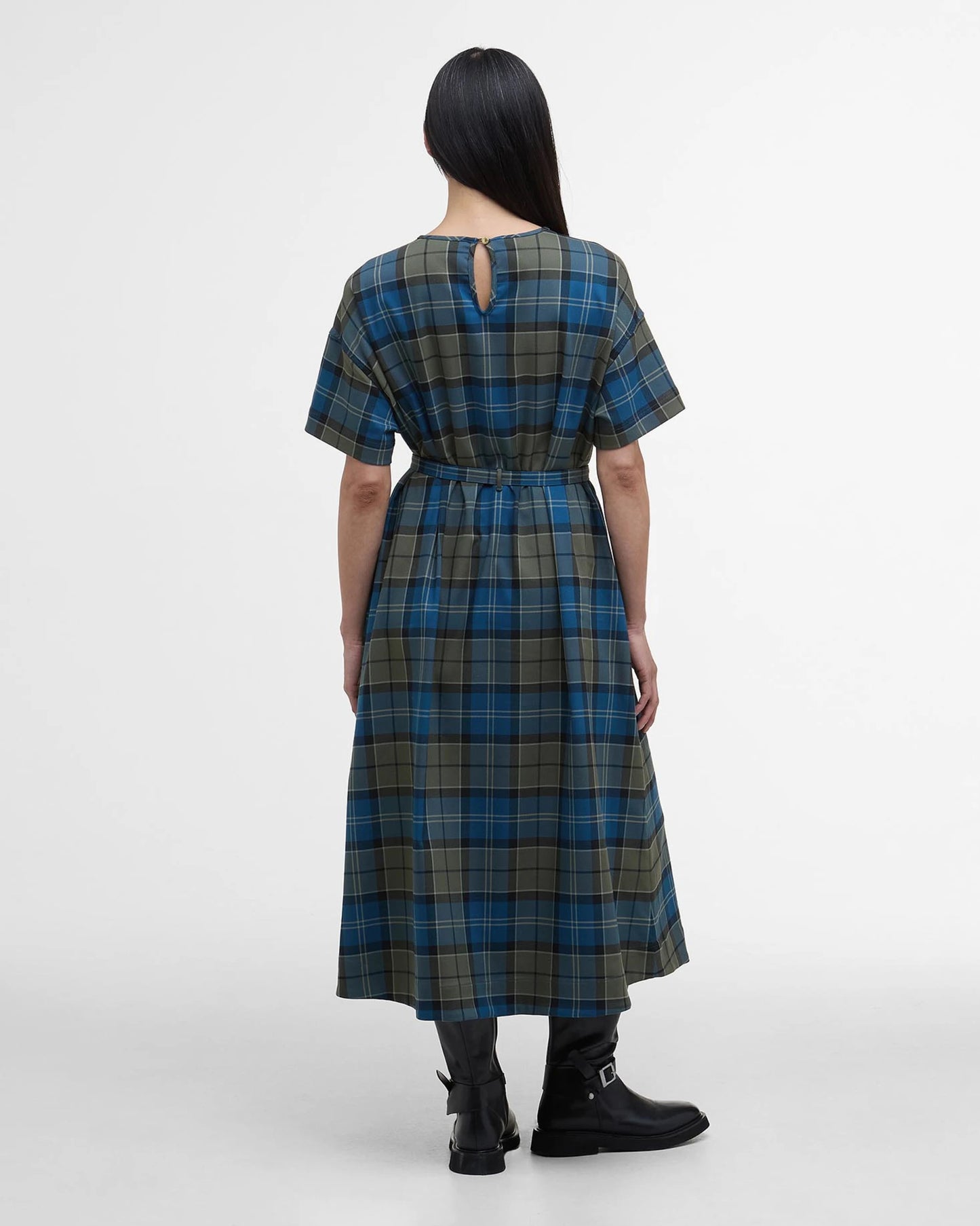 BARBOUR MATILDA TARTAN MAXI DRESS - DUNDEE TARTAN