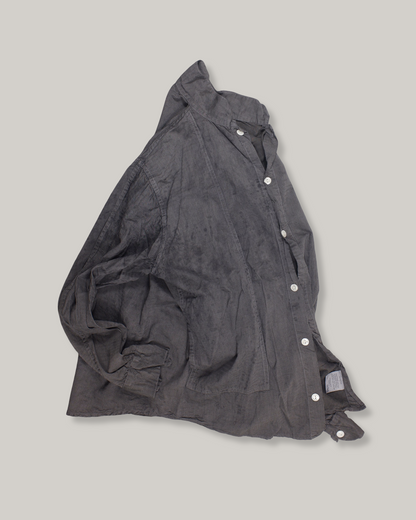 TENDER STOLE POCKET BUTTERLY SHIRT - THUNDERBOLT COTTON CAMBRIC - CHESTNUT