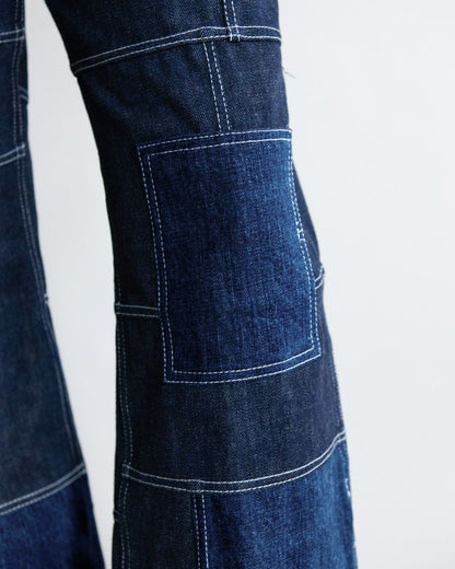 GOOD 'OL WHATS-HER-FACE by W'MENSWEAR FREEDOM FATIGUE TROUSER - DENIM