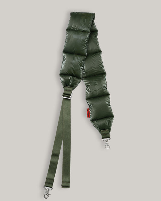 TOPOLOGIE PUFFER STRAP DEEP FOREST METALLIC
