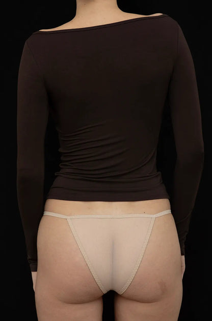 KYE INTIMATES RECLINE BATEAU LONGSLEEVE - ESPRESSO