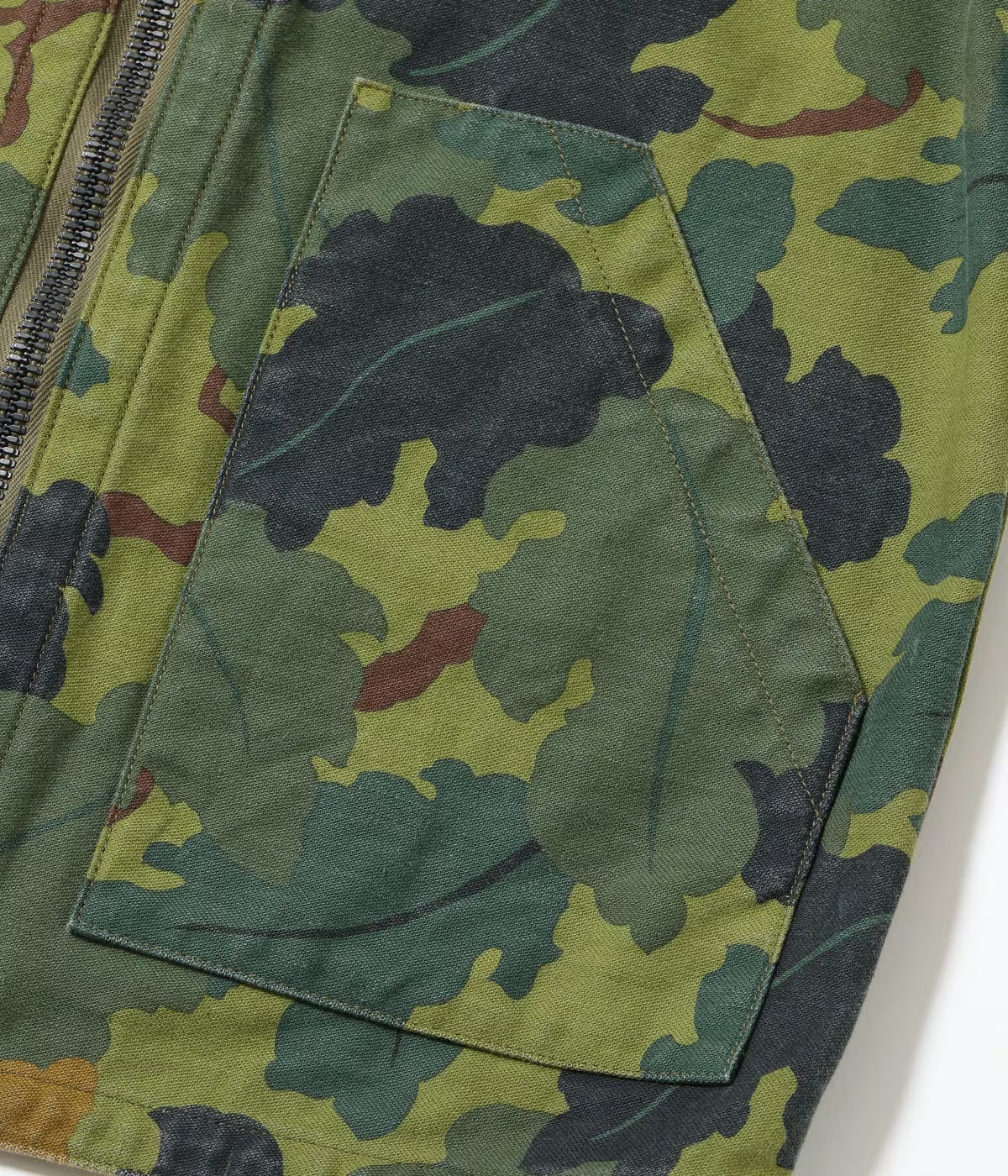BUZZ RICKSON MITCHELL PATTERN CAMOUFLAGE CIVILIAN VEST