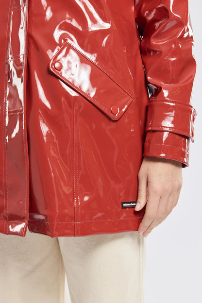 ARMOR LUX LADIES SHINY RAIN JACKET - PASSATA