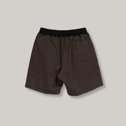 NIGEL CABOURN MAINLINE UTILITY SWEAT SHORT - CHARCOAL GREY