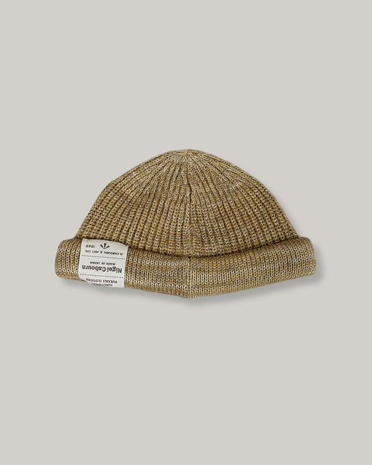 NIGEL CABOURN BEANIE COTTON - BEIGE