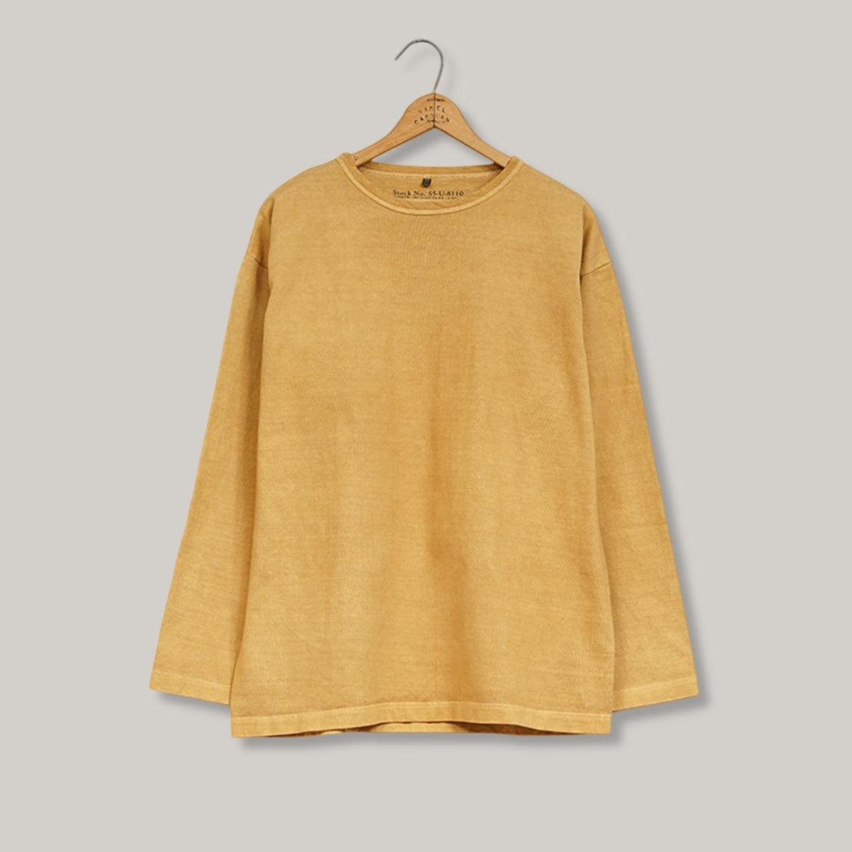 NIGEL CABOURN MAINLINE 40's USMC LONG SLEEVE SHIRT - YELLOW