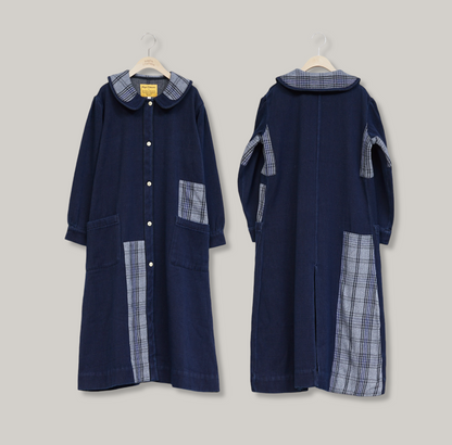 NIGEL CABOURN WOMAN X OMTC WORKWEAR COVERALL - DENIM