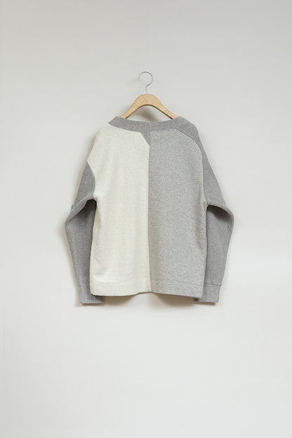 NIGEL CABOURN WOMEN'S BIG WAFFLE CARDIGAN - SAX