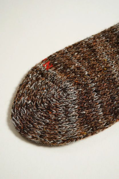 NIGEL CABOURN CAMOUFLAGE SOCKS - BROWN