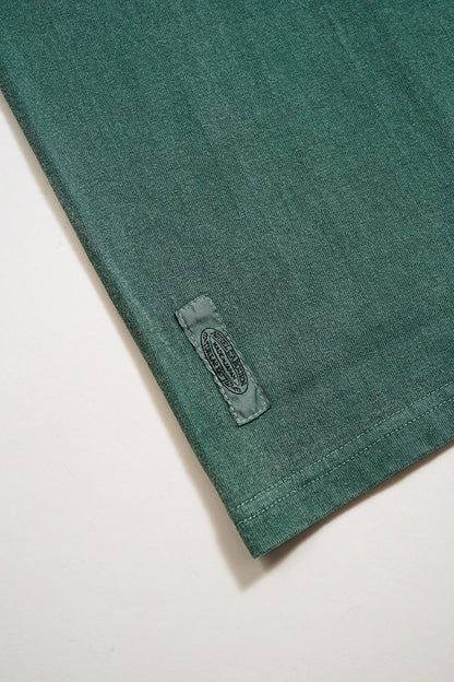 NIGEL CABOURN MAINLINE 40's USMC L/S PIGMENT TEE - GREEN
