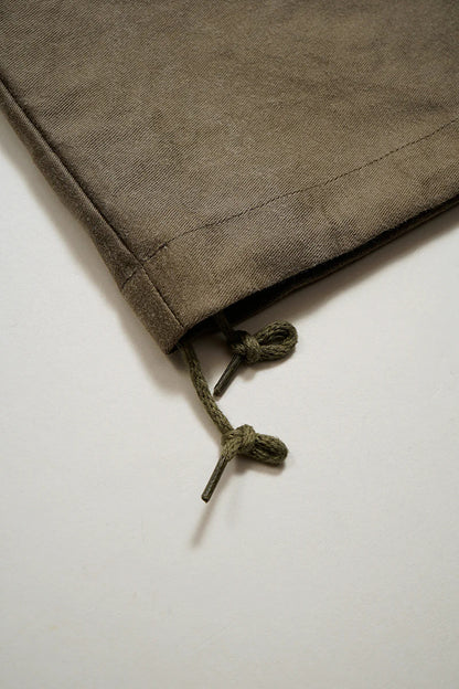 NIGEL CABOURN MAINLINE FISHERMAN PANT KURE KAKISHIBU - DARK BROWN